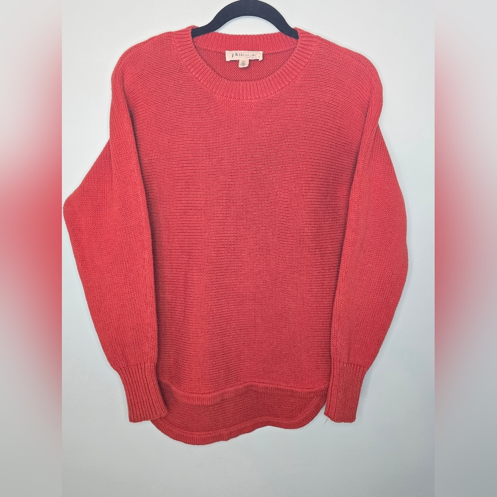 PHILOSOPHY BURNT ORANGE SWEATER
